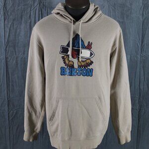Snowboard Hoodie - Burton Walking Mountain Graphic - Men's Large